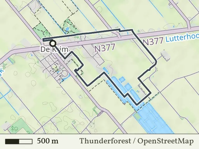Groene route vanaf De Krim, Hardenberg Oost