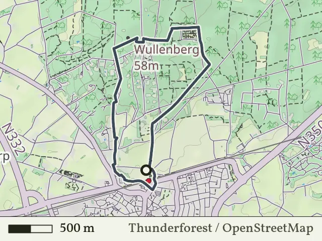Paarse route vanaf Holten, Rijssen/Holten