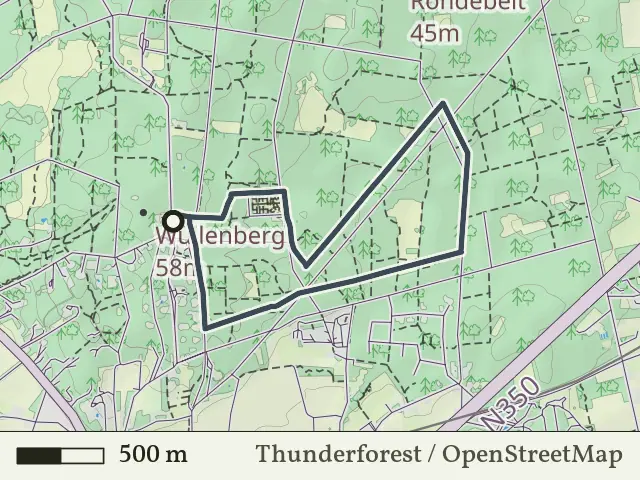 Blauwe route vanaf Holterberg, Holten