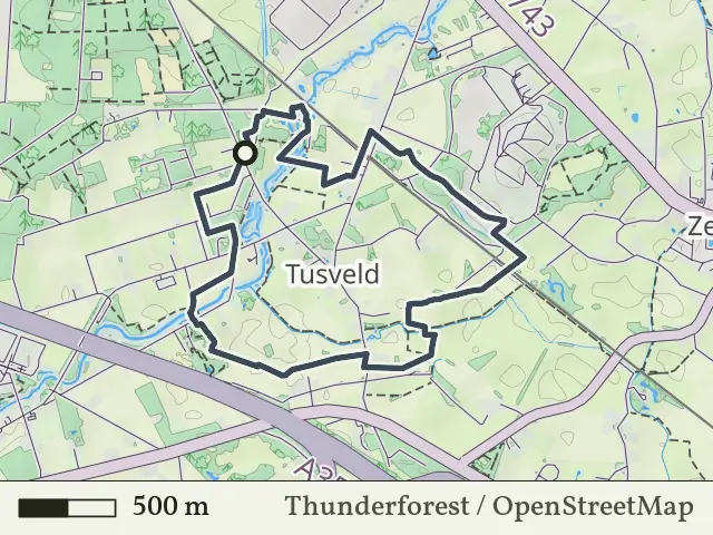 Oranje route vanaf Tusveld, Bornerbroek