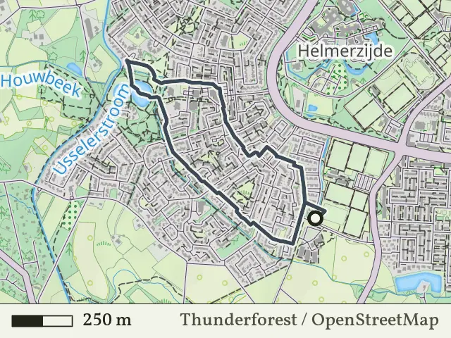 Groene route vanaf Helmerhoek, Boekelo