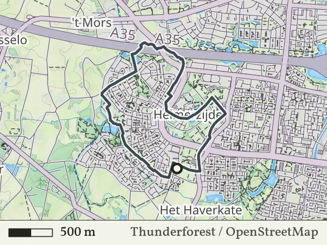 Rode route vanaf Helmerhoek, Boekelo