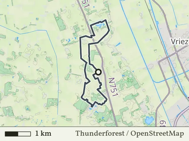 Rode route vanaf Hoge Hexel, Wierden