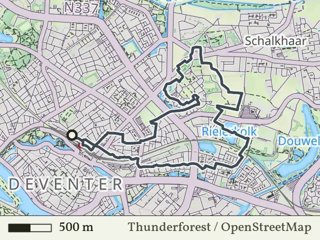 Groene route vanaf Deventer, Salland