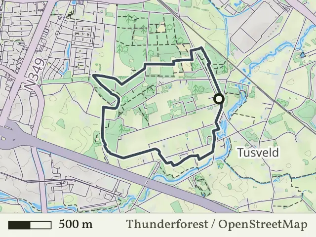 Groene route vanaf Tusveld, Bornerbroek