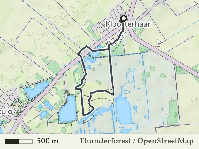 Groene route vanaf Kloosterhaar, Vriezenveen