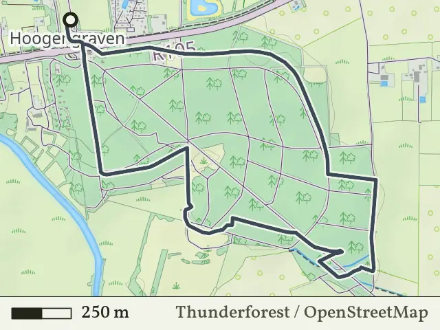 Gele route vanaf Stegeren, Ommen