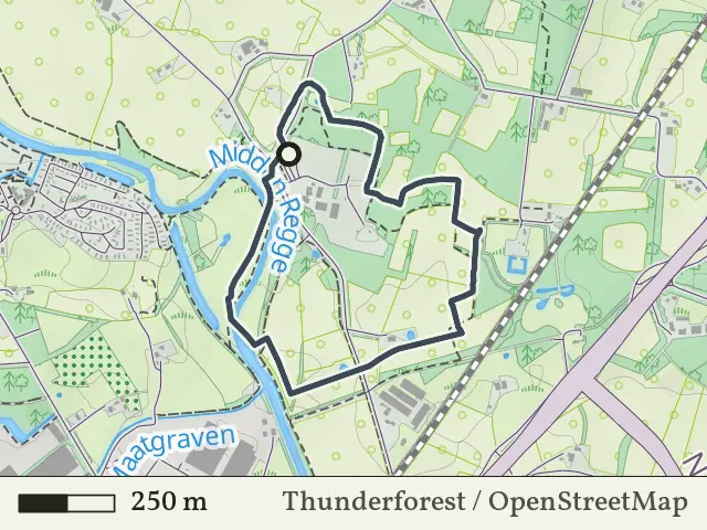 Rode route vanaf Grimberg, Notter