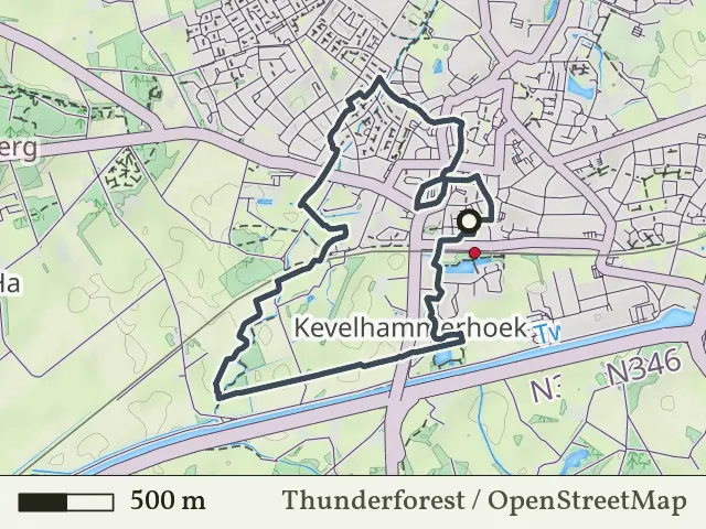 Oranje route vanaf Goor, Hof van Twente