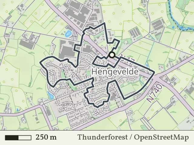 Gele route vanaf Hengevelde, Hof van Twente