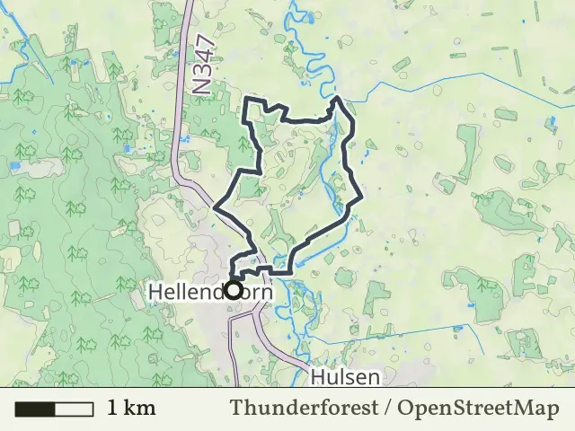Groene route vanaf Hellendoorn, Hellendoorn