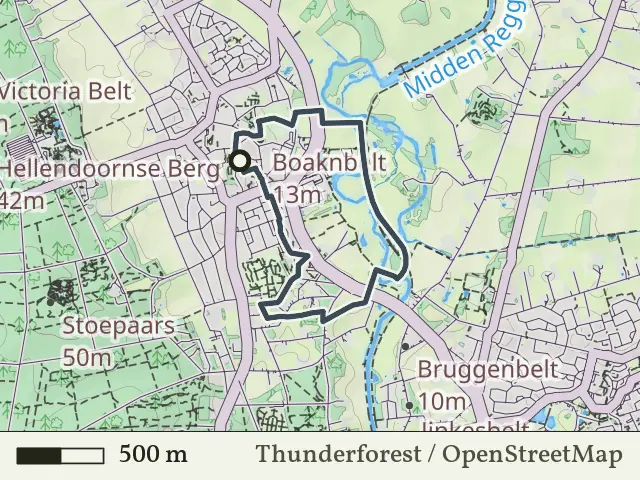 Paarse route vanaf Hellendoorn, Hellendoorn