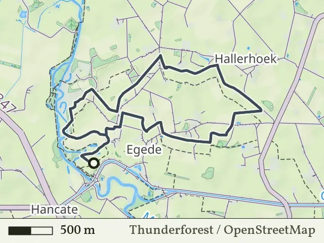 Groene route vanaf Hankate-Egede, Hellendoorn