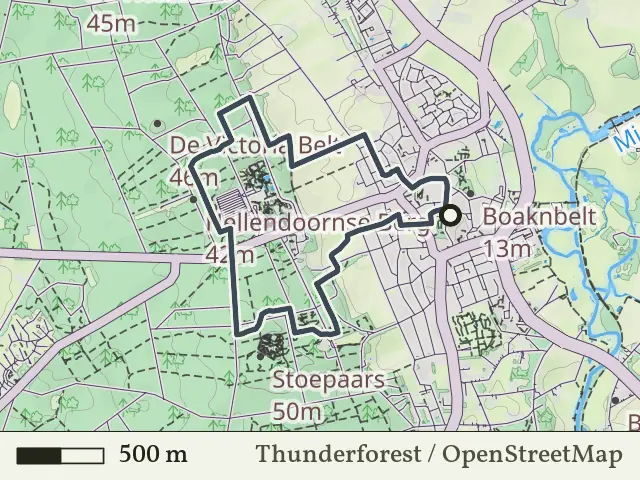 Gele route vanaf Hellendoorn, Hellendoorn